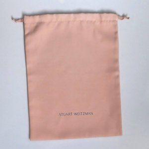 New Stuart Weitzman Canvas Drawstring Dust Bag